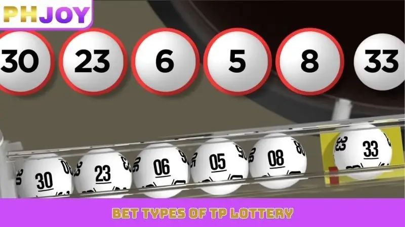 Bet types of TP lottery