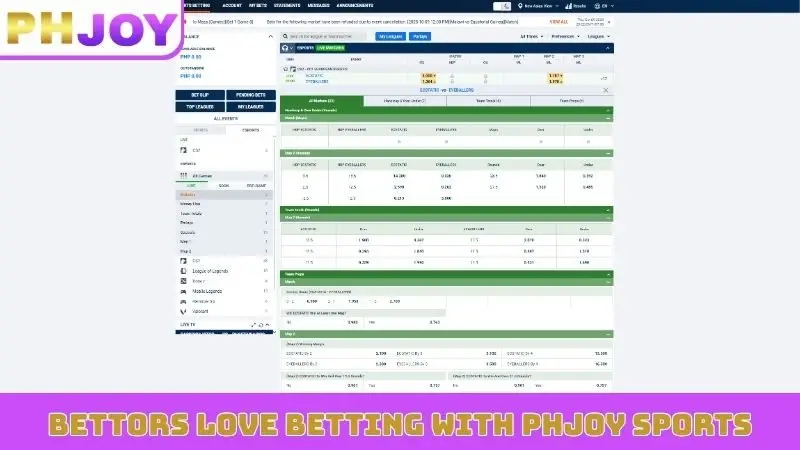 Bettors love betting with PHJOY Sports