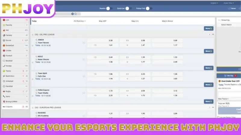 Enhance your Esports experience with PHJOY