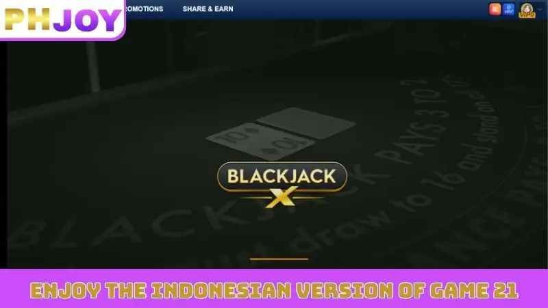 Enjoy the Indonesian version of game 21