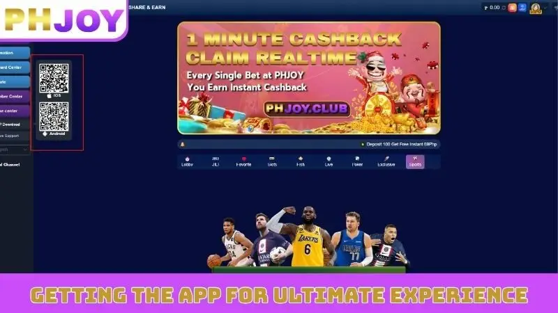 Getting the app for ultimate experience