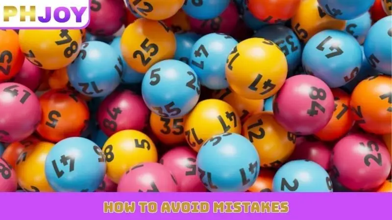 How to avoid mistakes