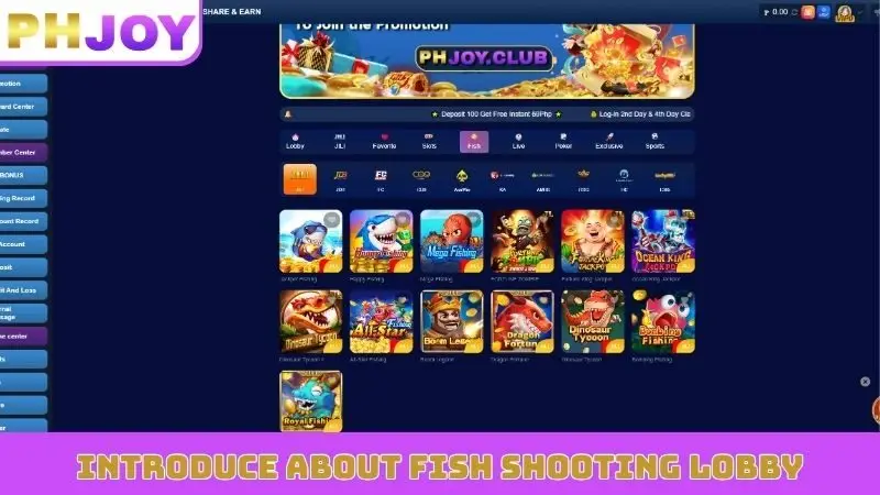 Introduce about fish shooting lobby