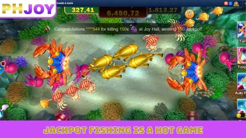 Jackpot fishing is a hot game