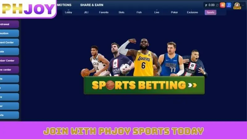 Join with PHJOY Sports today