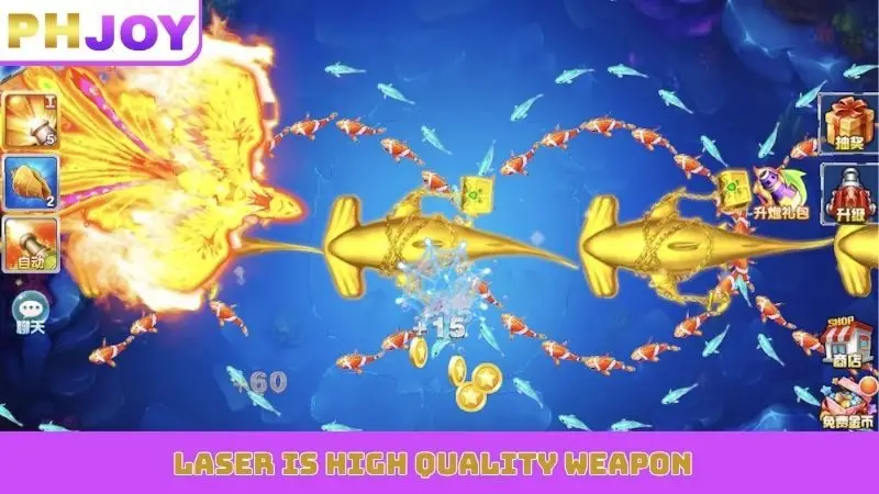 Laser is high quality weapon