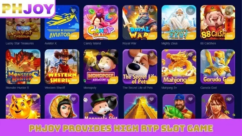 PHJOY provides high RTP slot game