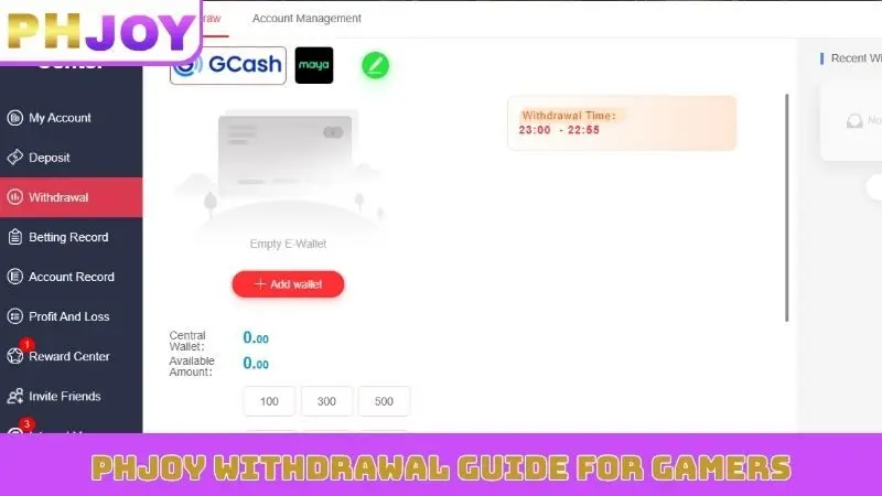PHJOY Withdrawal Guide for gamers