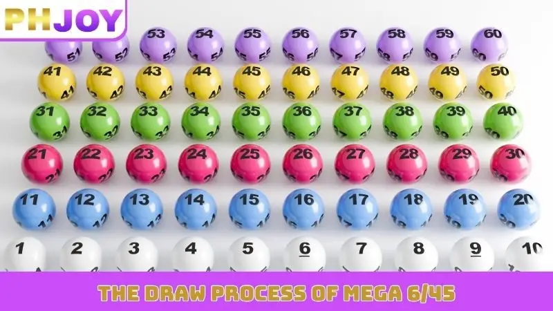 The draw process of mega 6/45