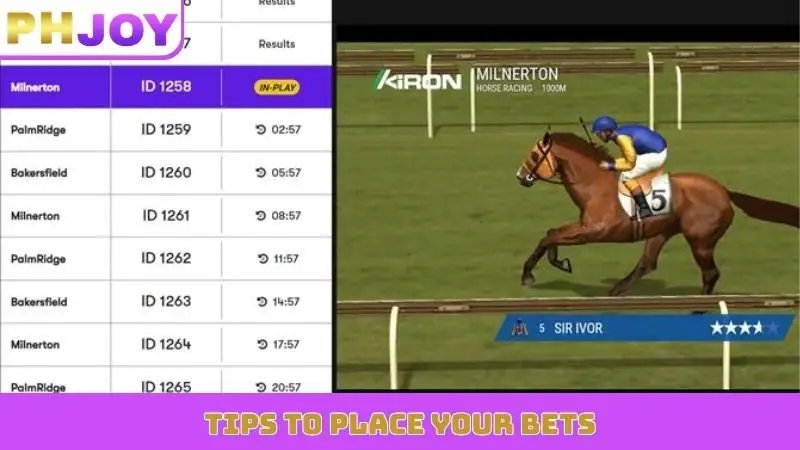 Tips to place your bets